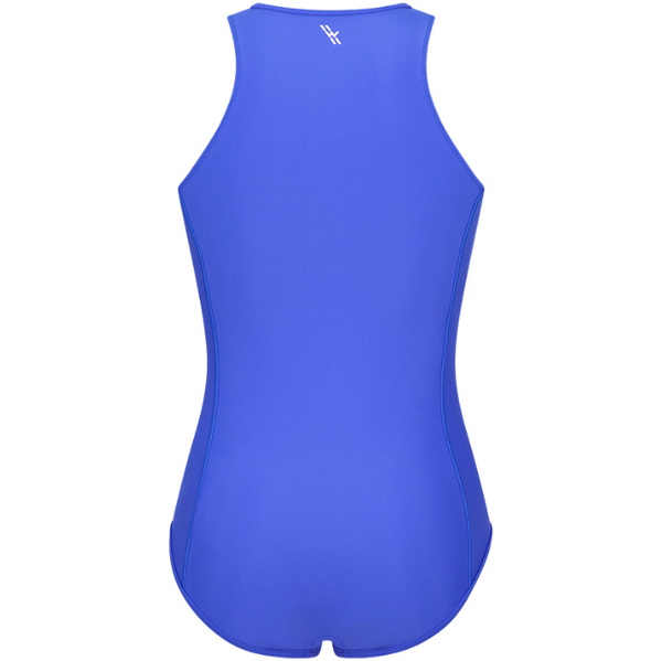 2026 Wallien Womens Yemaya One Piece Sleeveless Swimsuit 102022003 - Blue / White